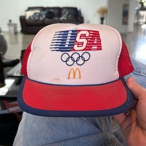 Vintage McDonalds x Olympics Trucker Hat